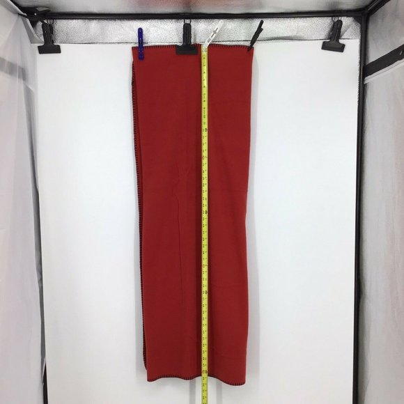 Ralph Lauren Home Red Fleece Throw Blanket 50X68 Embroidered Polo Teddy Bear 90s - Picture 5 of 12